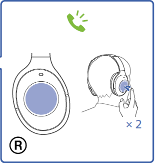 索尼WH-1000XM2耳机怎么接听电话