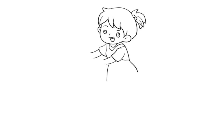 超市购物简笔画  超市购物简笔画的画法