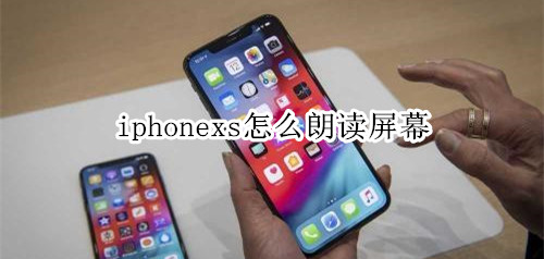 iphonexs怎么朗读屏幕