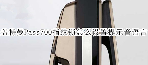 盖特曼Pass700指纹锁怎么设置提示音语言