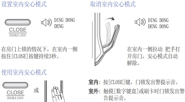 三星DP728指纹锁怎么反锁