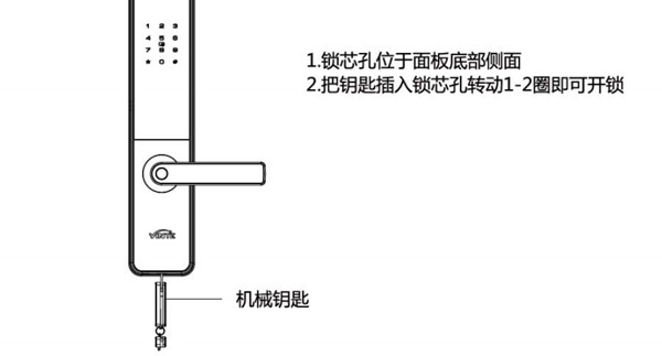 因特d70指纹锁没电了怎么开锁