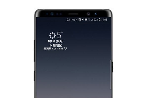 三星note8怎么显示电量百分比