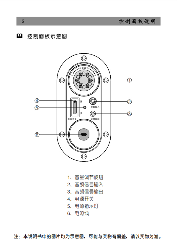 漫步者R102V桌面音响产品使用说明书