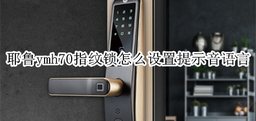 耶鲁ymh70指纹锁怎么设置提示音语言