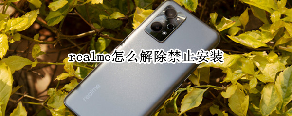 realme怎么解除禁止安装 realme怎么强制安装软件