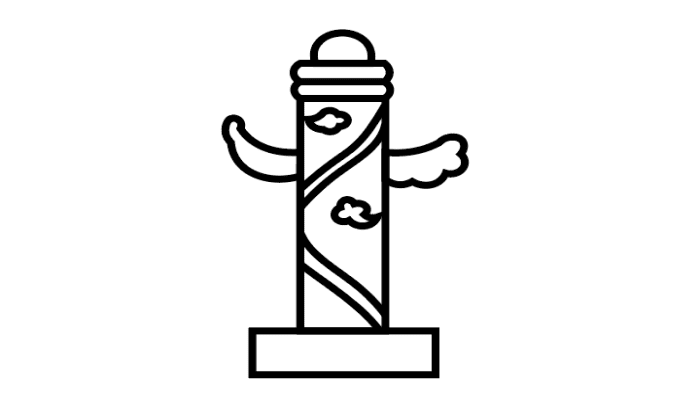 华表柱简笔画 华表柱简笔画怎么画