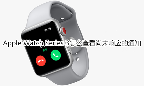 Apple Watch Series 3怎么查看尚未响应的通知