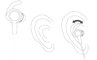 荣耀AM61运动耳机佩戴指南