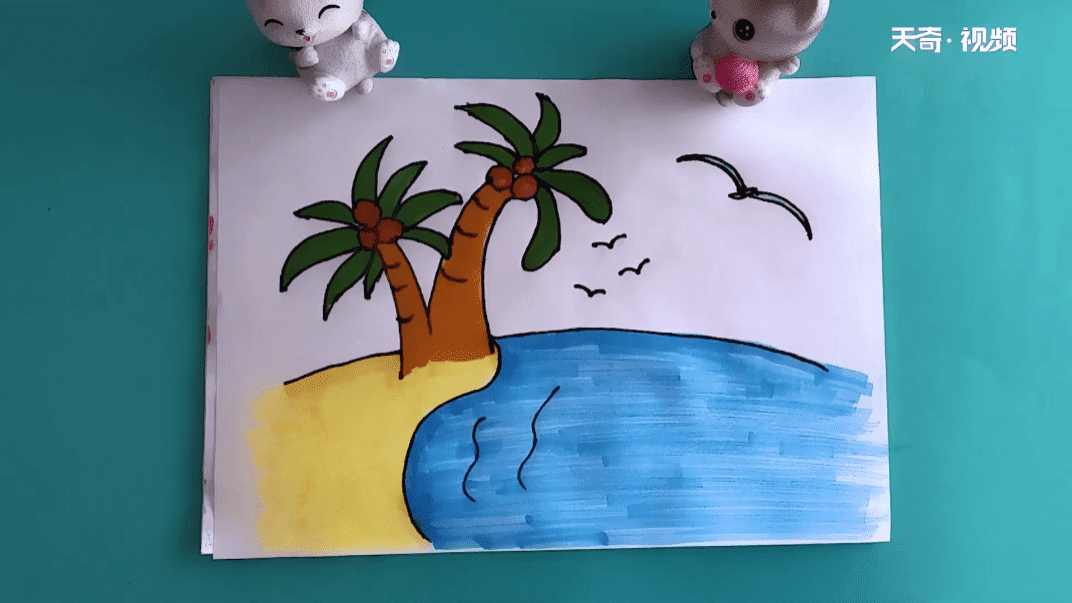 画大海的简笔画 画大海的简笔画怎么画