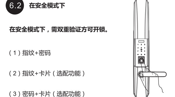 因特y3100s指纹锁怎么开锁