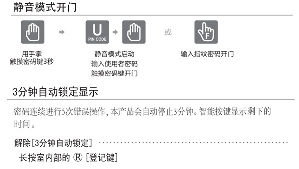 盖特曼a330指纹锁使用说明书