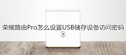 荣耀路由Pro怎么设置USB储存设备访问密码