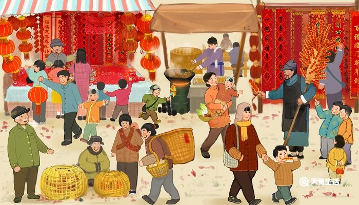 元日这首诗描绘了这一天中人们要做哪几件事 元日这首诗是什么情景