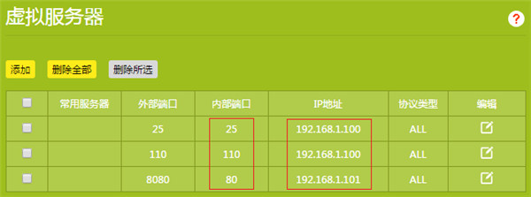 TP-LINK路由器的虚拟服务器无法访问怎么办