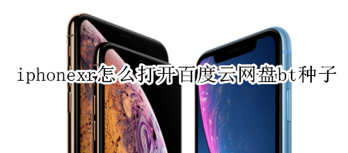 iphonexr怎么打开百度云网盘bt种子