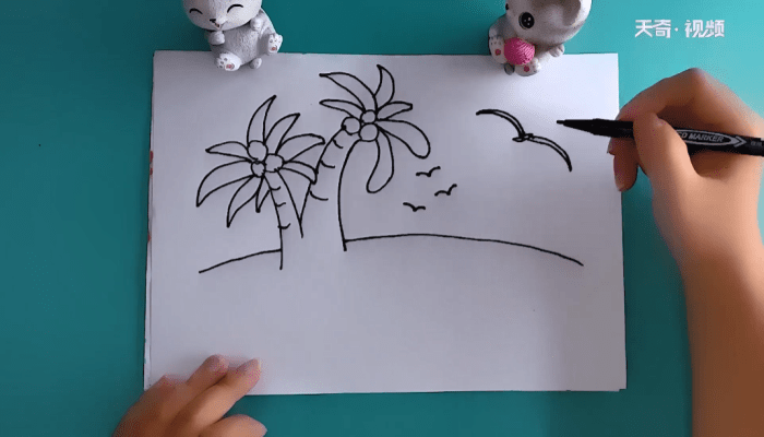 画大海的简笔画 画大海的简笔画怎么画