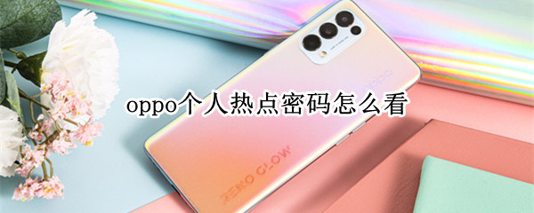 oppo个人热点密码怎么看（oppo手机怎么查看个人热点密码）
