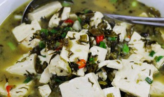 咸菜煮豆腐 咸菜煮豆腐做法
