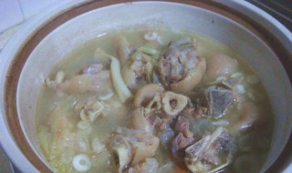 通草炖猪蹄 通草炖猪蹄的做法