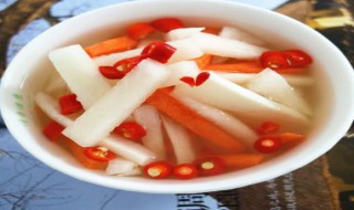 酸萝卜怎么泡好吃 脆而好吃的酸萝卜泡法介绍