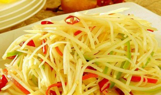 酸辣土豆丝的做法步骤 酸辣土豆丝的做法介绍