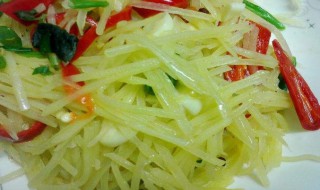 酸辣粉土豆丝的做法 酸辣土豆丝的做法简述