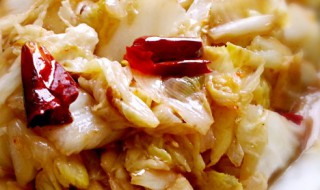 酸辣白菜做法 酸辣白菜的做法