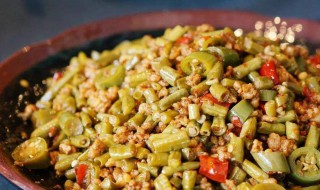 肉末酸豆角 肉末酸豆角做法分享