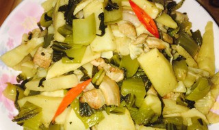 竹笋炒酸菜 做法告诉你