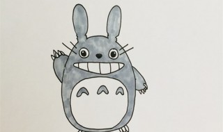 龙猫怎么画 龙猫简笔画教程