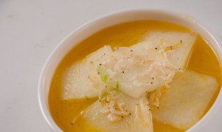 虾米冬瓜汤的做法大全 虾米冬瓜汤的步骤大全