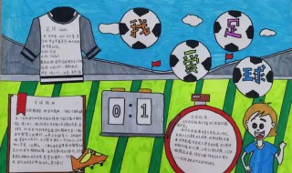 足球梦手抄报内容资料 足球梦手抄报资料素材