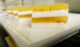 椰汁凉糕的做法 如何做椰汁凉糕