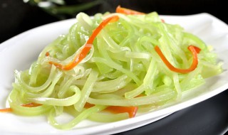 清炒莴笋丝 清炒莴笋丝做法