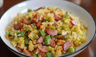 酸豆角炒饭 做酸豆角炒饭的方法