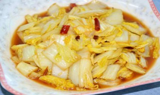 酸辣炒白菜 酸辣炒白菜如何做