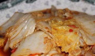凉拌酸辣白菜 做酸辣白菜的方法