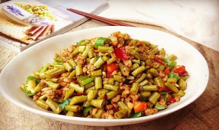 肉末炒酸豆角的做法 酸豆角肉末做法介绍