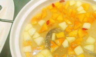 煮水果汤怎么做 如何做水果汤
