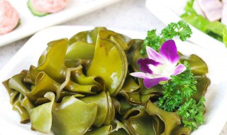海菜卷儿怎么做 凉拌海菜的做法