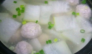 营养浓汤简单做法 冬瓜肉丸汤做法