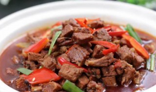 牛肉家常制作方法 红烧牛肉做法