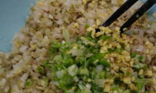 酸菜馅的做法 做酸菜馅的步骤