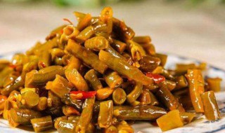 怎样炒酸豆角好吃 炒酸豆角的步骤
