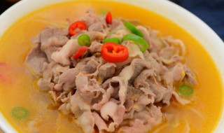 肥牛汤的做法 肥牛汤怎么做