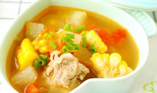 番茄排骨玉米汤的做法 番茄排骨玉米汤怎么做
