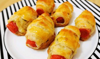 如何自制美味解馋的酥皮火腿卷? 火腿酥皮卷做法