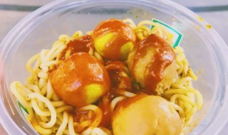 鱼蛋卤拌手工面的做法 如何做鱼蛋卤拌手工面