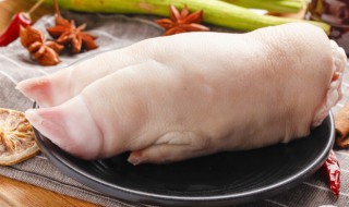 家常炖猪蹄的做法 制作炖猪蹄的方法